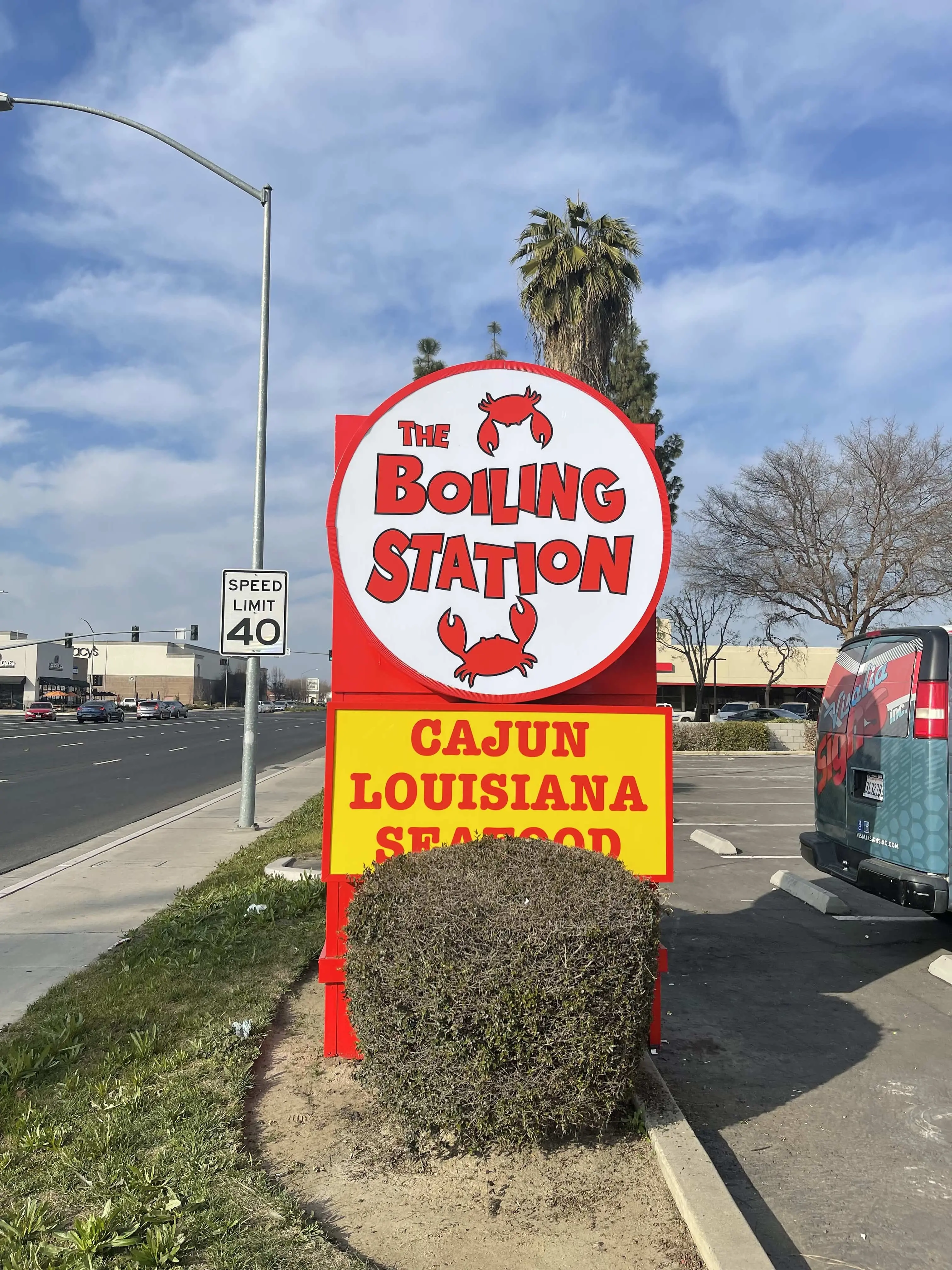 Monument sign Visalia CA